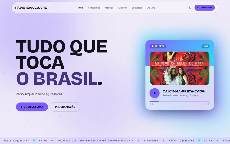 Site da Rádio Koqueluche